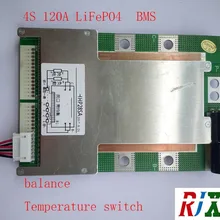 4S 120A версия D LiFePO4 BMS/PCM/PCB плата защиты батареи для 4 упаковок 18650 батареи ячейки w/баланс w/темп