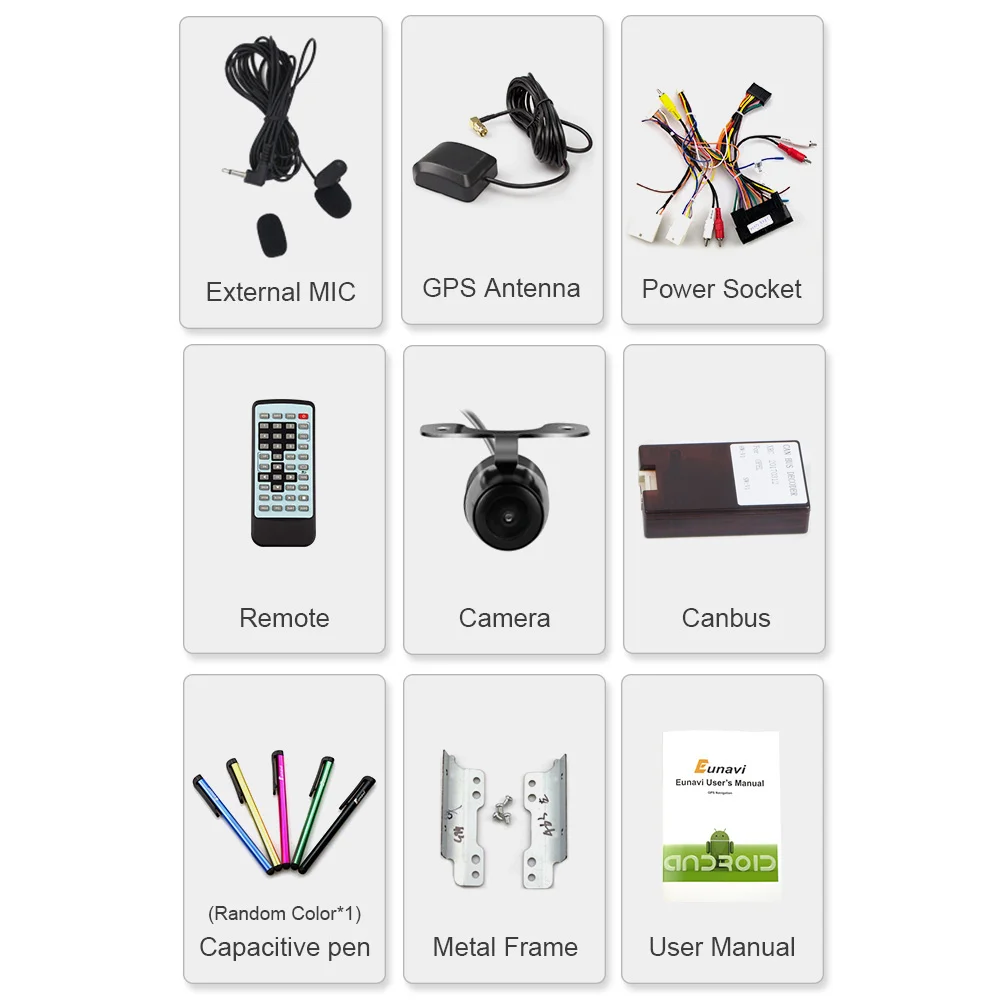 Автомобильный dvd плеер Eunavi 8 дюймов Android 1 GPS навигация с радио Wi Fi емкостный экран