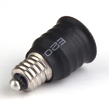 Высокое качество E10 к E14 База Светодиодный светильник лампа адаптер конвертер винтовой разъем HR