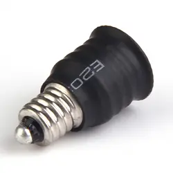 Высокое качество E10 к E14 базы светодиодный свет лампы накаливания адаптер конвертер Винт Разъем HR
