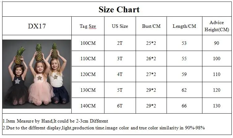 DX17-SIZE CHART