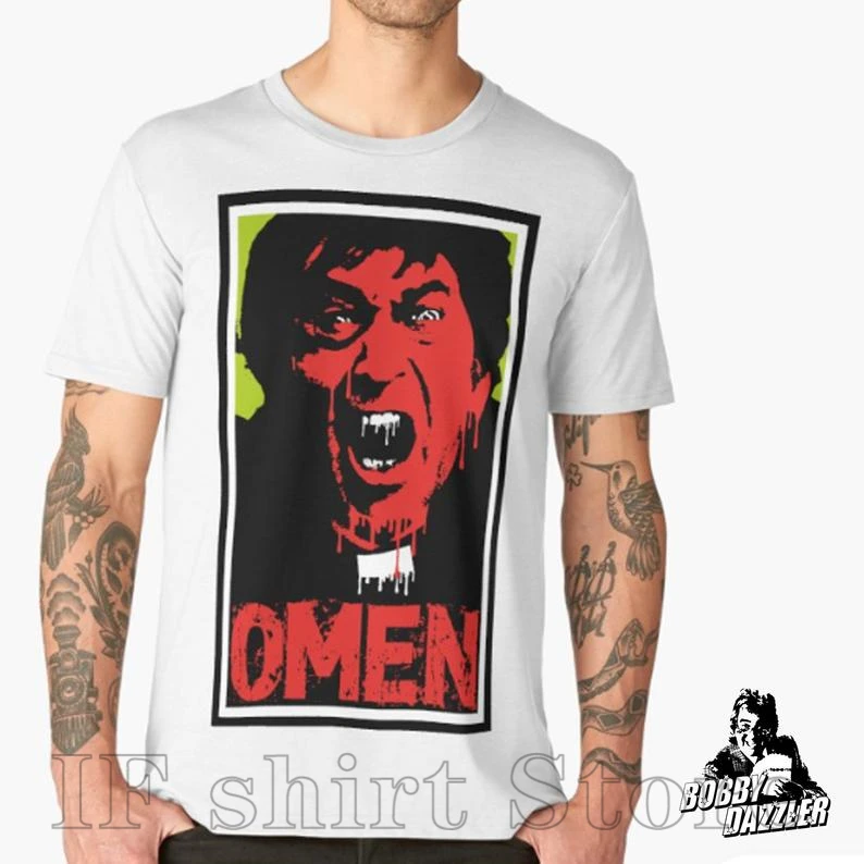 Мужская футболка на Хеллоуин OMEN Fan Art ограниченная серия отличный подарок! |