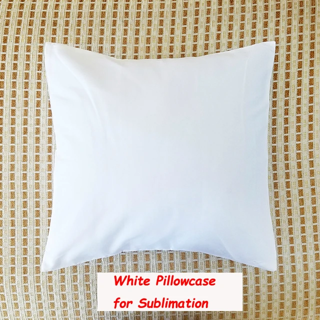 Polyester Pillow Cases Sublimation  Sublimation Pillow Case Blanks - 40×40  White - Aliexpress