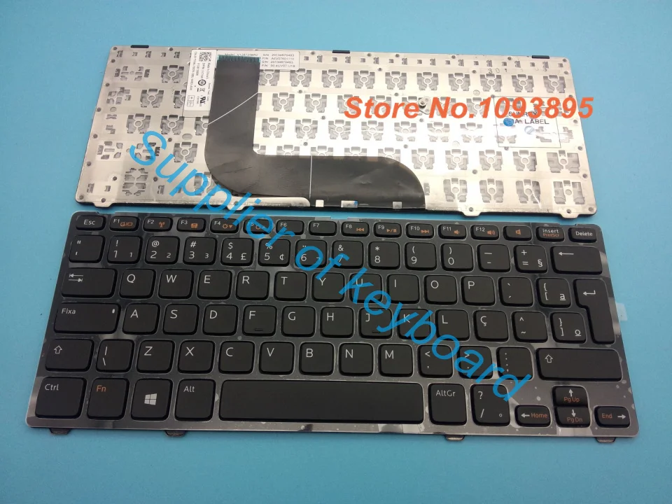 Новая Бразильская клавиатура для DELL Inspiron N411Z 5423 14z-5423 14Z 3360 1618l 13Z-5323 5323 ноутбука