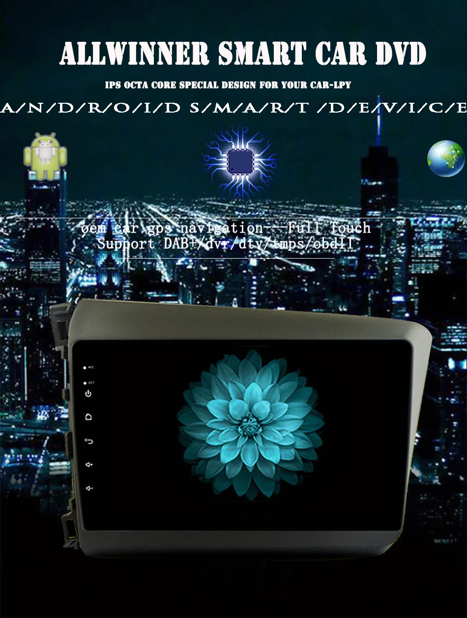 Best IPS 9" Screen Octa core 4G RAM 64G ROM Android 9.0 Car DVD PGS navigation For Honda Civic 2011-2015 Stereo multimedia Player 2 Best IPS 9" Screen Octa core 4G RAM 64G ROM Android 9.0 Car DVD PGS navigation For Honda Civic 2011-2015 Stereo multimedia Player 2