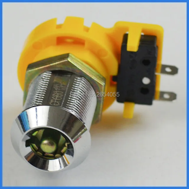 5 pcs 32mm hex nut fixed cylinder 2 plugs electronic door micro switch lock with different keys