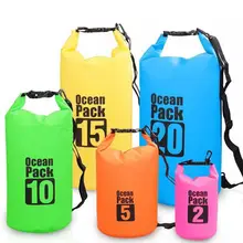 

10/15/20/30L large size Outdoor Boating Kayaking PVC Waterproof Dry Bag Lightweight Diving floating Camping Hiking Swimming Bags