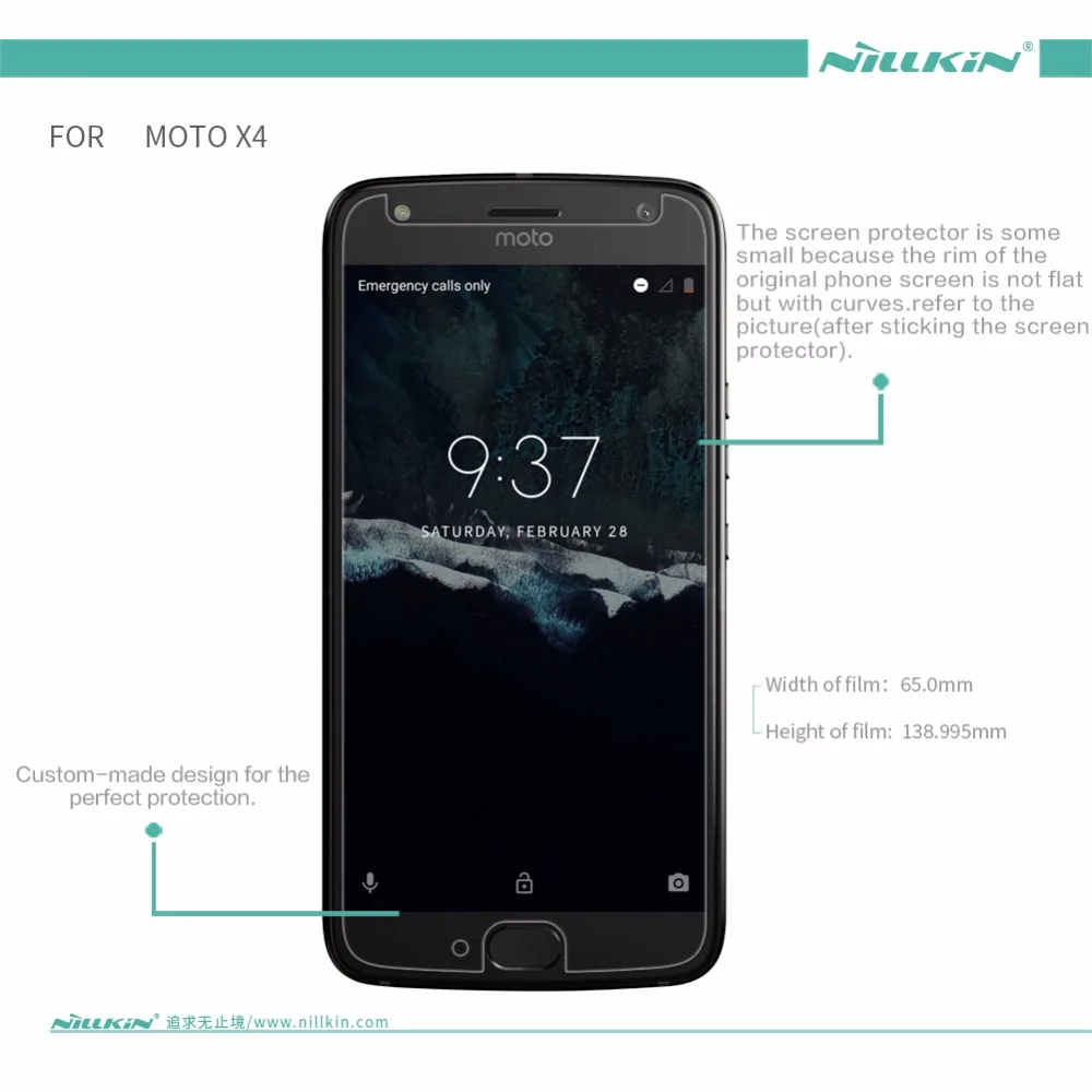 Nillkin высокий прозрачный/матовый протектор экрана для moto x4+ задняя пленка для мотора x4 камера защитная пленка
