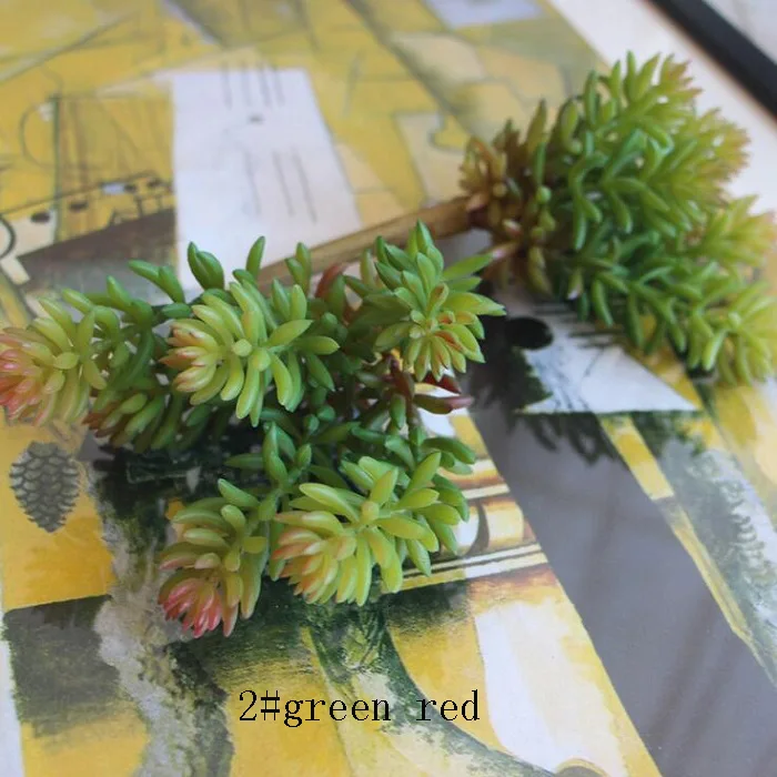 Echeveria искусственное суккулентное растение ветвь цветка на день рождения