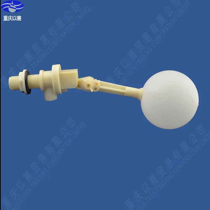 1/2" plastic float valve, plastic ball cock, water tank floating valve, remote control float valve