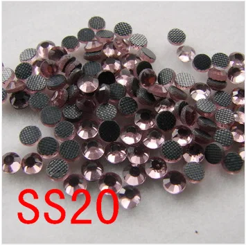1440pcs=1bag / LOT ss20 (4.6-4.8mm)lt.amethyst glass HOTFIX stone/ CRYSTAL Hot fix Rhinestones bulk price rhinestone hotfix | Дом и сад
