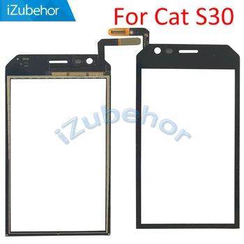 

4.5 inch black glass sensor panel For Cat S30 Touch Screen Digitizer By Free Shipping