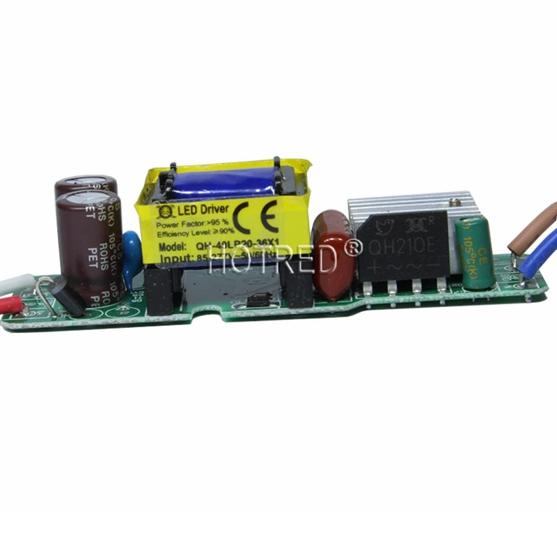 3 штуки изоляция 36 Вт AC85-277V светодиодный драйвер 10-18x3W 600mA DC30-60V Светодиодный источник питания постоянный ток Светодиодный лампа