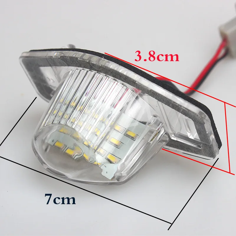 Для Honda CRV 2008- светодиодный номерной знак освещение комнатный светильник для Honda Jazz Fit поток Одиссеи Insight светодиодный светильник s