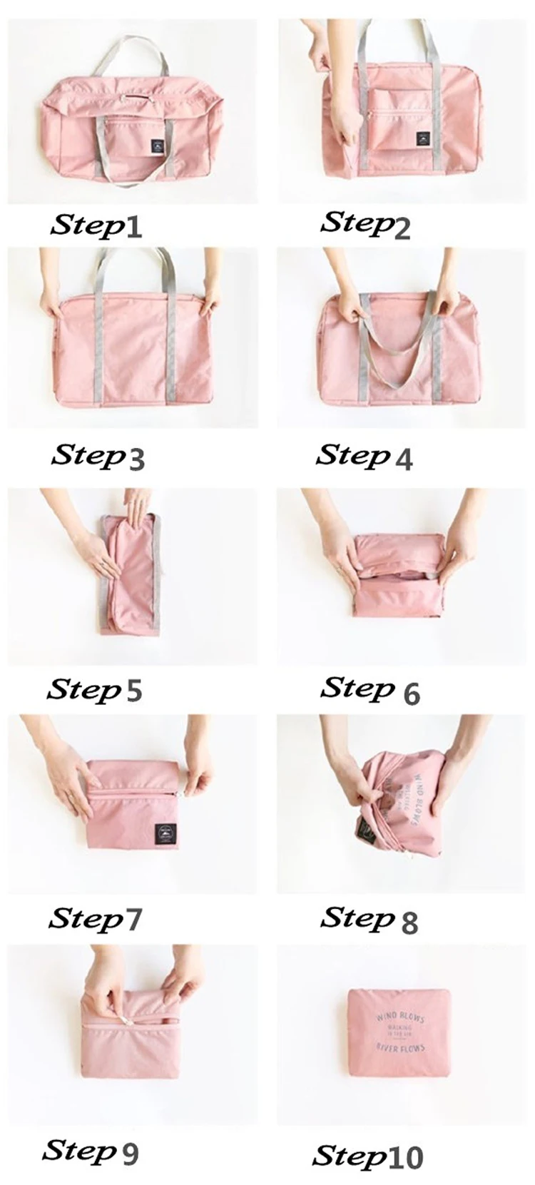 2018 новая складная дорожная сумка нейлоновая дорожная сумка ручной багаж для мужчин женская модная дорожная сумка-тоут большие сумки Duffel