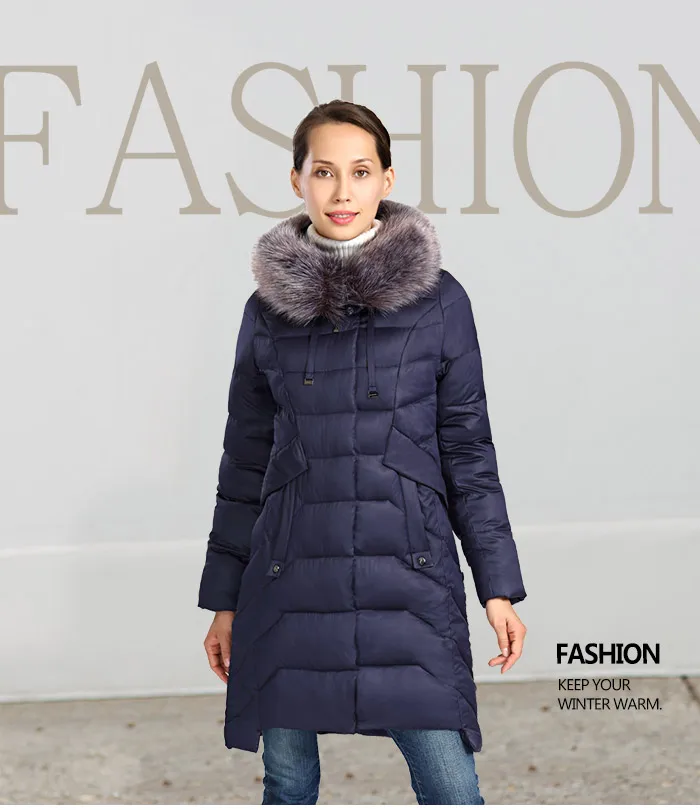 2019 новая зимняя куртка для женщин; Большие размеры меховой воротник длинные Женское зимнее пальто Толстые Высокое качество Теплый пуховик