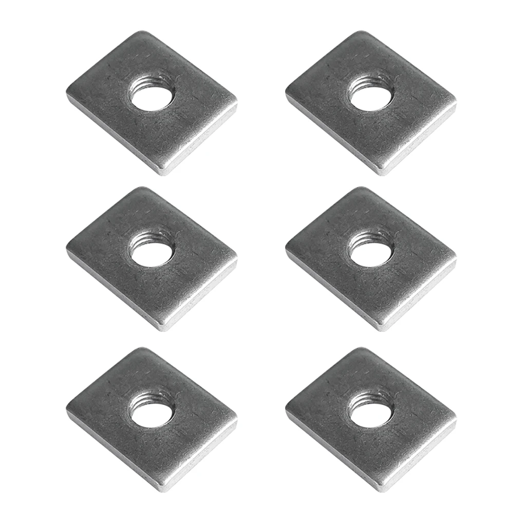 Perfeclan 6 Pcs Kayak Screw Nuts Hardware for Rail Canoe Kayak Track Use Water Sports Kayaking Canoeing Sailing Diving Boating