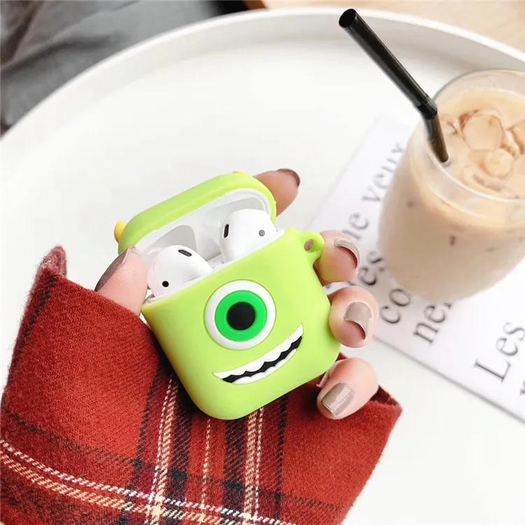 Mickey Minnie Mike Sully Silicon Case for Airpods 1 2 Bluetooth Wireless Earphone Case Charging Box Cartoon Protect Cover