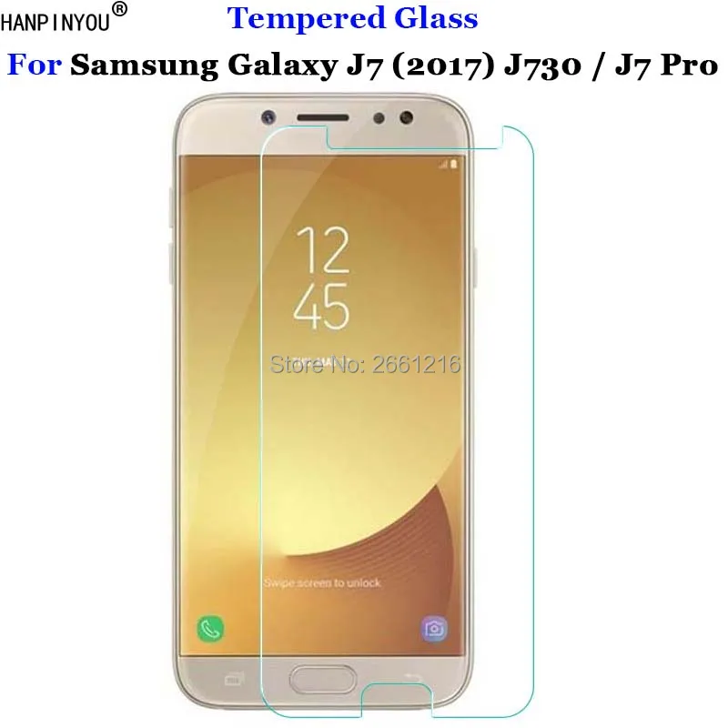 

For Samsung Galaxy J7 (2017) Tempered Glass 9H 2.5D Premium Screen Protector Film For Samsung Galaxy J7 2017 J730 5.5"