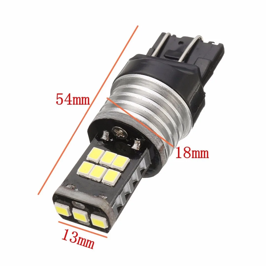 2pcs/set  Canbus Error Free T20 7443 LED Turn Signal Backup DRL Light Bulb White