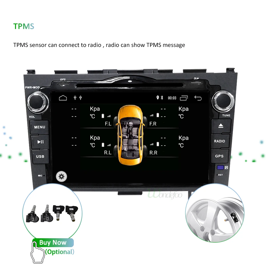 Sale Android 9.0 DSP IPS 4G 64G ROM 2 DIN CAR DVD PLAYER For CRV CR-V 2008 GPS Multimedia Radio Navigation Stereo wifi AV Output PC 27