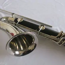 Хороший бас-кларнет, Bb keys ebonited body, никелированный, отличный тон AC-132#7019