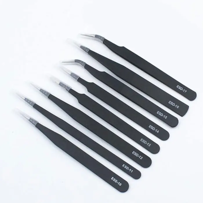 

1 Set Different size ESD-10 ESD-11 ESD-12 ESD-13 ESD-14 ESD-15 ESD-16 ESD-17 Tweezers Tweezer