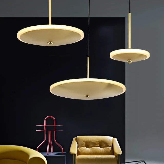 Post Modern Shadow Flying Saucer Pendant Lights Light Led Hanglamp Post Modern Shadow Flying Saucer Pendant Lights Light Led Hanglamp Loft Decor Lamps Fixtures