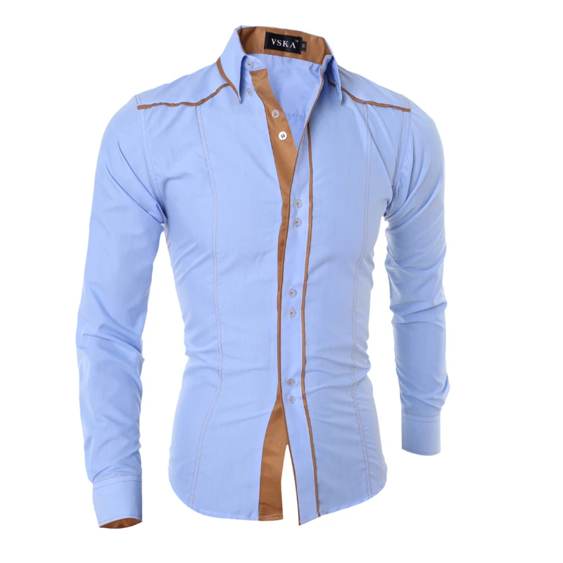 Hot sale 2018 High Quality long sleeve men dress shirt male business