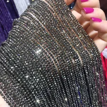 Маленькие бусины из натурального камня, бусины из пирита 2 мм, бусины для изготовления ювелирных изделий, ожерелья, браслетов своими руками