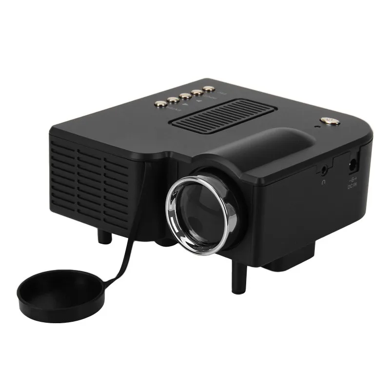 Free shipping UC28+ Portable LED Projector Cinema Theater PC&Laptop VGA/USB/SD/AV/HDMI Input