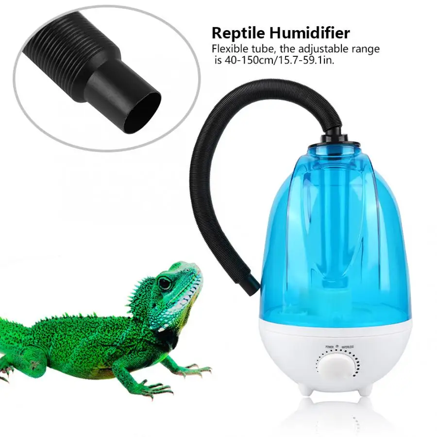 4L Reptile Terrarium Mute Vaporizer Lizard Humidifier Amphibians Large Capacity Landscaping Portable Super Fogger | Дом и сад