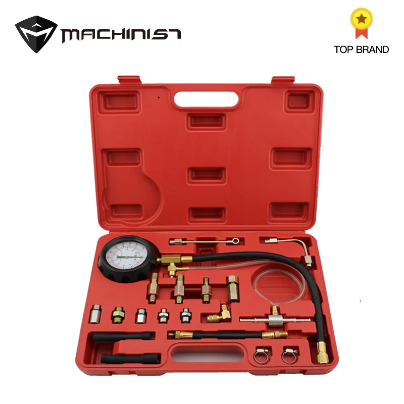 1set Fuel Pressure Gauge Auto Diagnostics Tools For Fuel Injection Pump