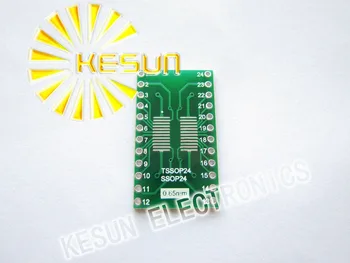 

100PCS SOIC24 TSSOP24 SSOP24 SO24 SOP24 TURN DIP24 IC adapter Socket / Adapter plate PCB Suitable for IC socket Connector