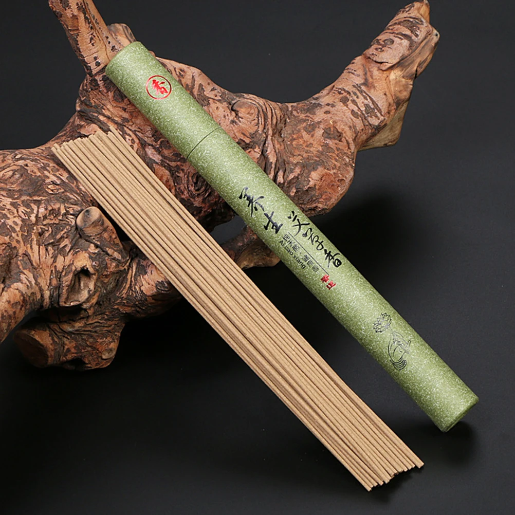 21cm 20g/Tube Pure Natural Wormwood Incense Stick Laoshan Sandalwood Incense Sticks Indoor Good for Sleep Health Hot Sale
