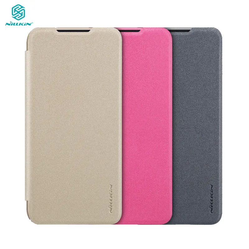 

Flip Case For Xiaomi Redmi Note 7 Nillkin Sparkle Series PU Leather Cover Redmi Note 7 Case 6.3 inch