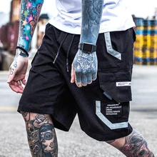 Мужские свободные рабочие шорты мужские военные Короткие штаны мужские s хип хоп повседневные карманные шорты новые мужские уличные карго шорты брюки джоггеры