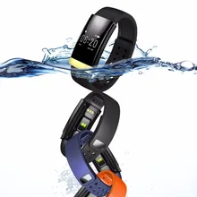 Модные Стиль водонепроницаемые смарт-браслет IP65 сердечного ритма Предупреждение пульсотахометр браслет для подсчета калорий для смарт-браслет IOS Android