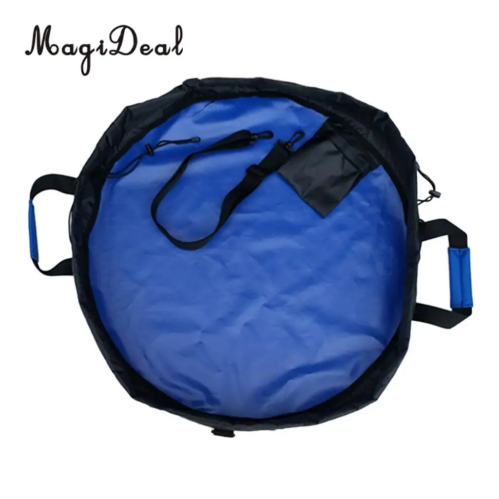 MagiDeal Waterproof Diving Suit Wetsuit Changing Mat Surf Dry Carry Bag with Handles for Water Sports Surfing Kayak Boat Sailing