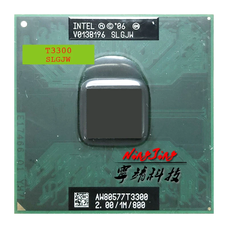 best cpu Intel Mobile Celeron Dual-Core T3300 SLGJW 2.0 GHz Dual-Core Dual-Thread CPU Processor 1M 35W Socket P cpu socket