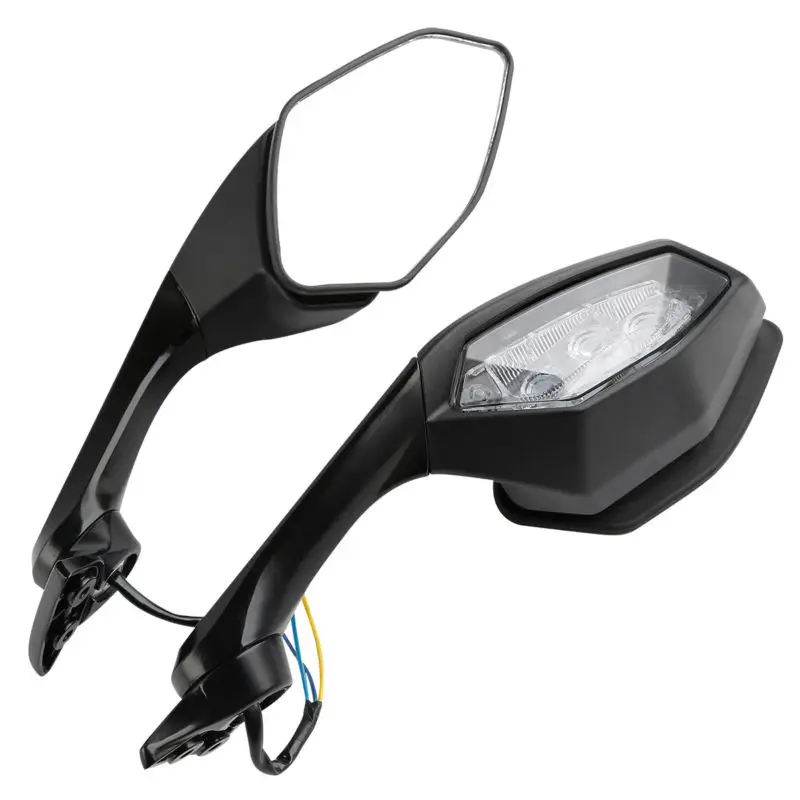  Motorcycle Accessories Rearview Mirror LED Turn Signal Light For Yamaha YZF R6 2017 YZF R1 2015-201 - 32880654098