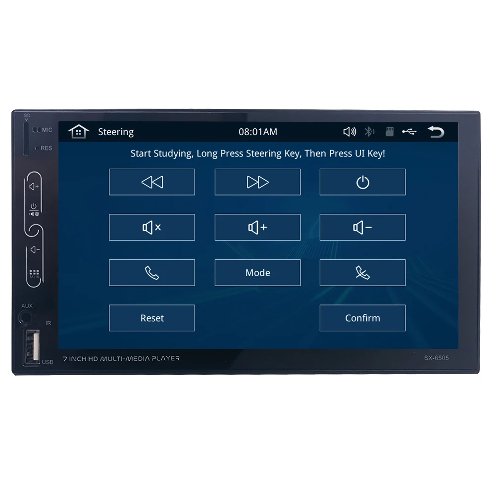 " 2 DIN автомагнитола Bluetooth стерео MP5 плеер USB Carplay и Android авто сенсорный экран AUX+ камера