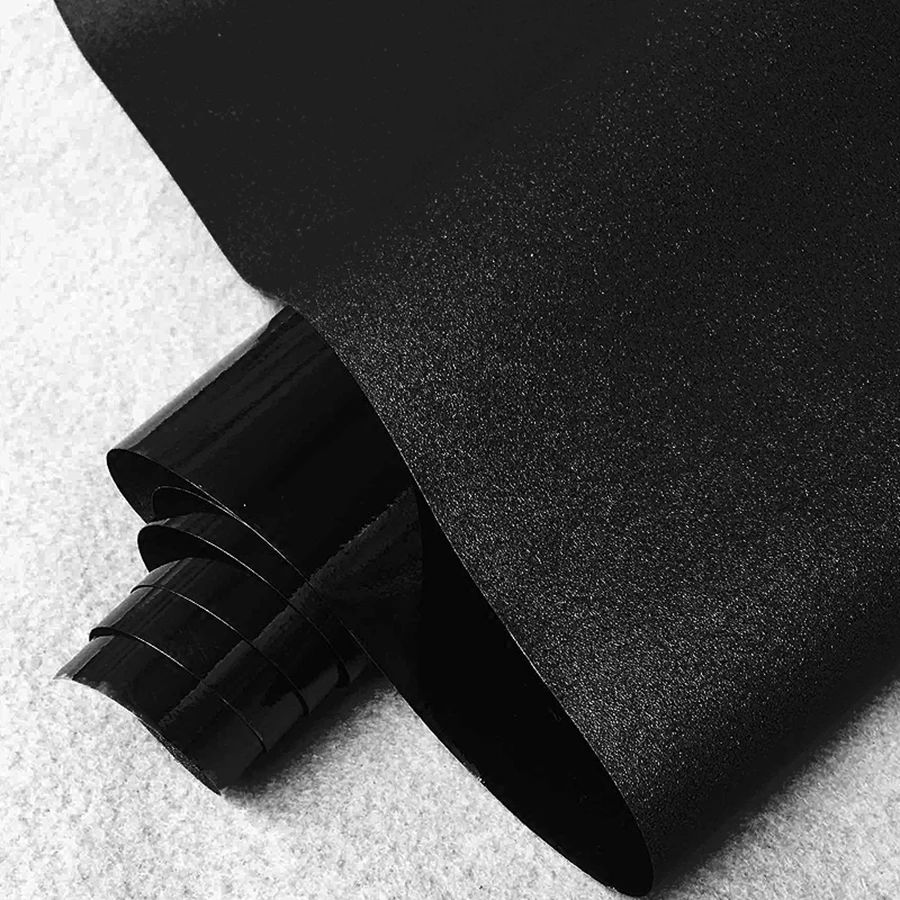 

600x1000mm Black Window Films Static Cling Privacy Window Film No Glue Frosted Blackout Glass Films for Windows Light Blocking