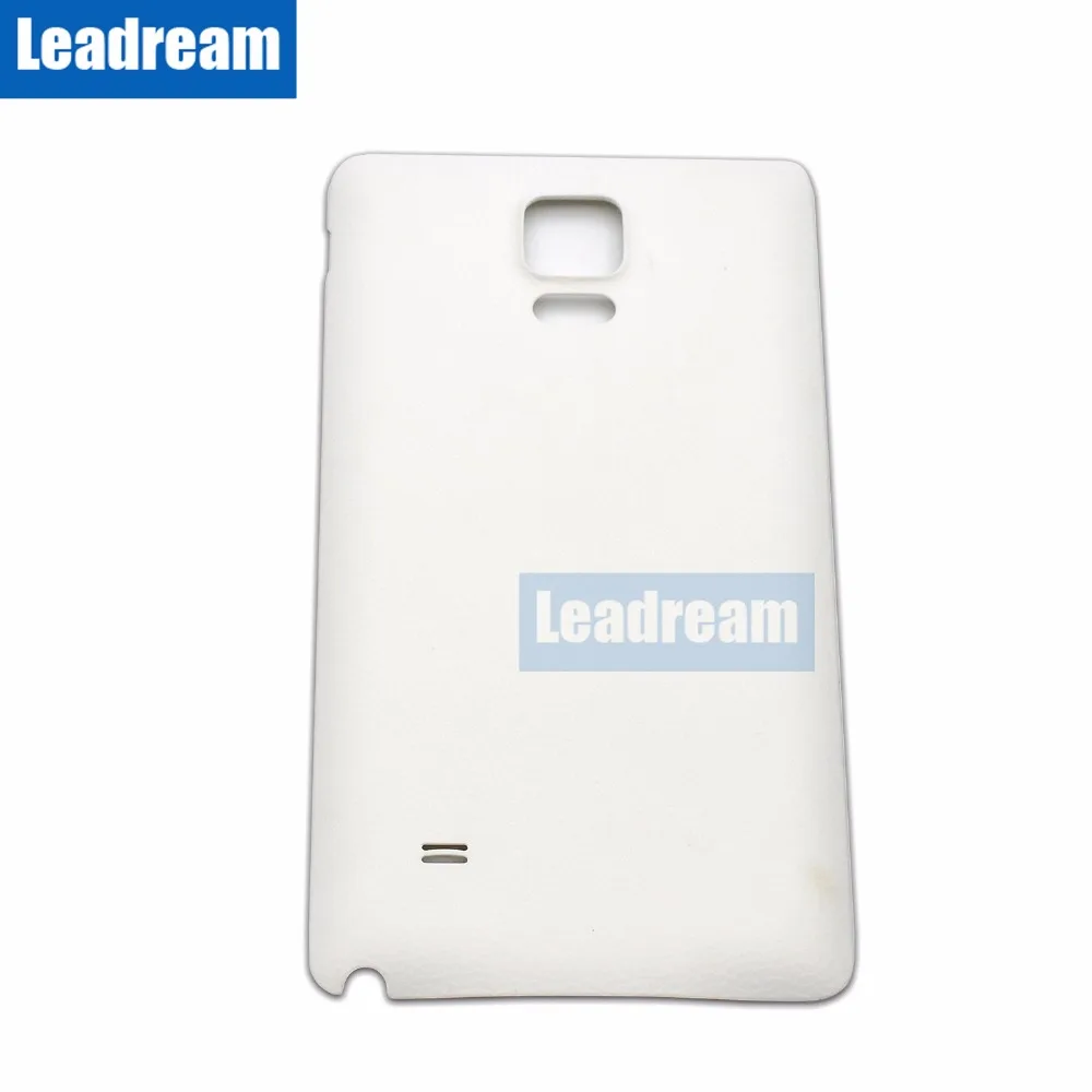Leadream 50 шт./лот DHL для samsung Note 4 задняя крышка батарейного отсека Корпус золотой черный для Note4 задняя крышка Запасные части