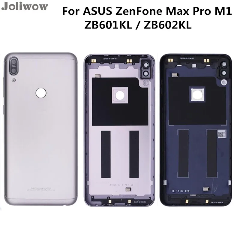 Задняя крышка корпуса для ASUS ZenFone Max Pro M1 ZB601KL ZB602KL задняя батареи дверь с клеем