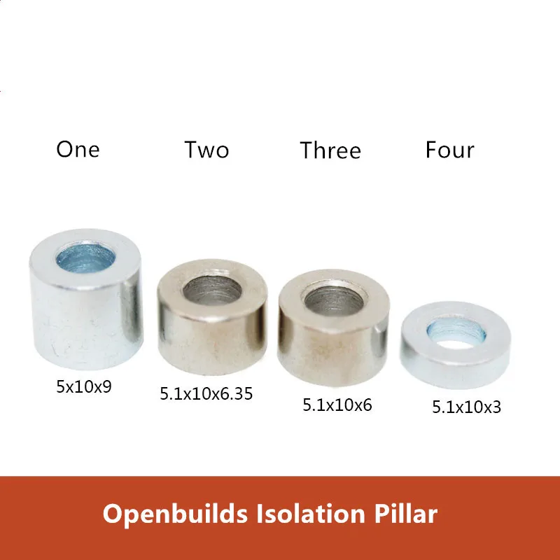 20 PCS for v slot Openbuilds Isolation Column Separate Pillar