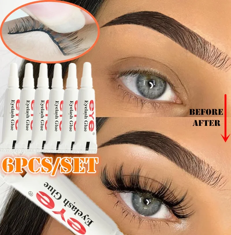 Fake Eyelash Glue Adhesive Strong Clear/black Waterproof False Lash