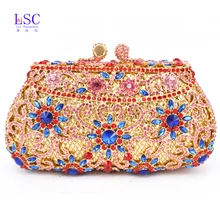 LaiSC Abendtasche Urlaub Partei handtasche frauen handtasche Damen kristall Diamant handtasche SC293-B