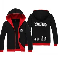 Una Pieza Anime Lminous Cosplay Negro Chaqueta Para Hombre Sudaderas Sudaderas Con Capucha de la Cremallera Del Mono D Luffy Roronoa Zoro Trafalgar Law Sudadera Con Capucha