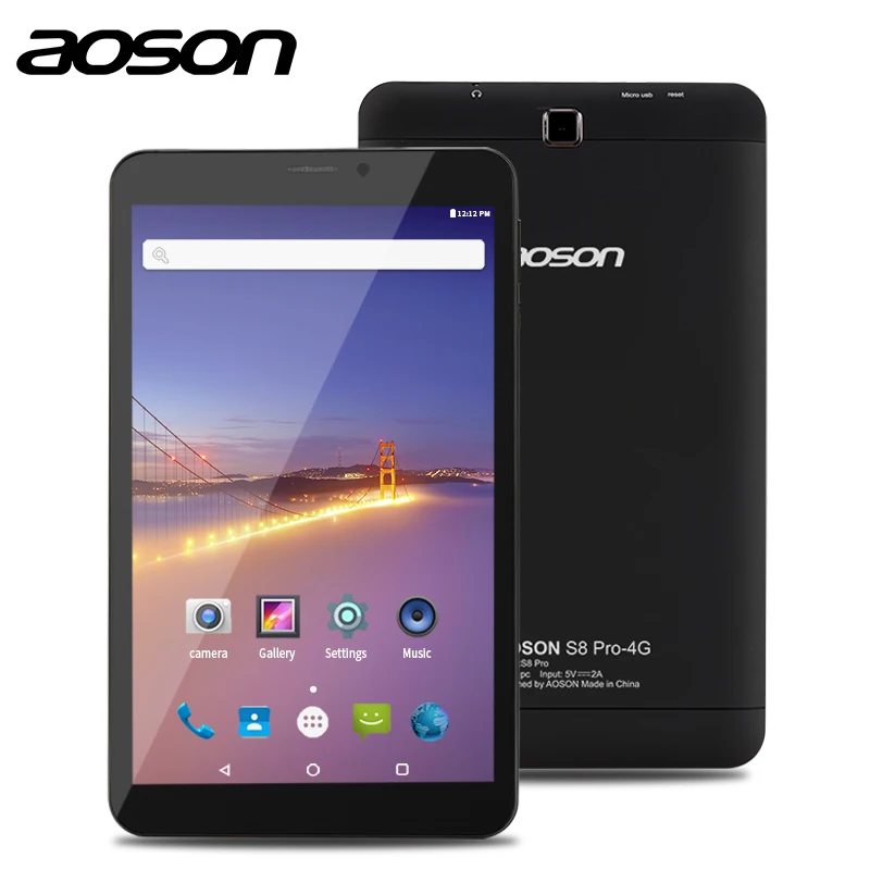 AOSON 7/8 дюймов 4G/3G планшет с функцией телефонных звонков четырехъядерный 1 Гб + 16 rom